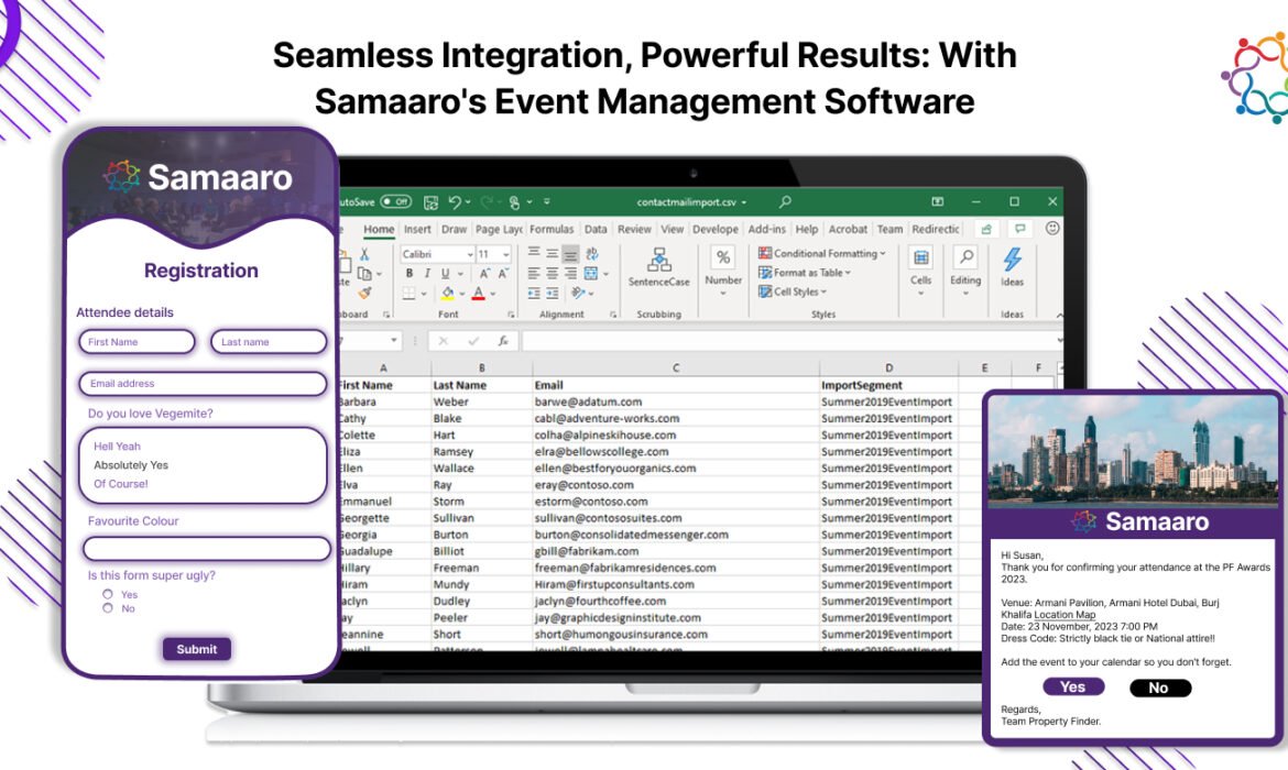 Seamless Integration, Powerful Results: With Samaaro’s Event Management Software 