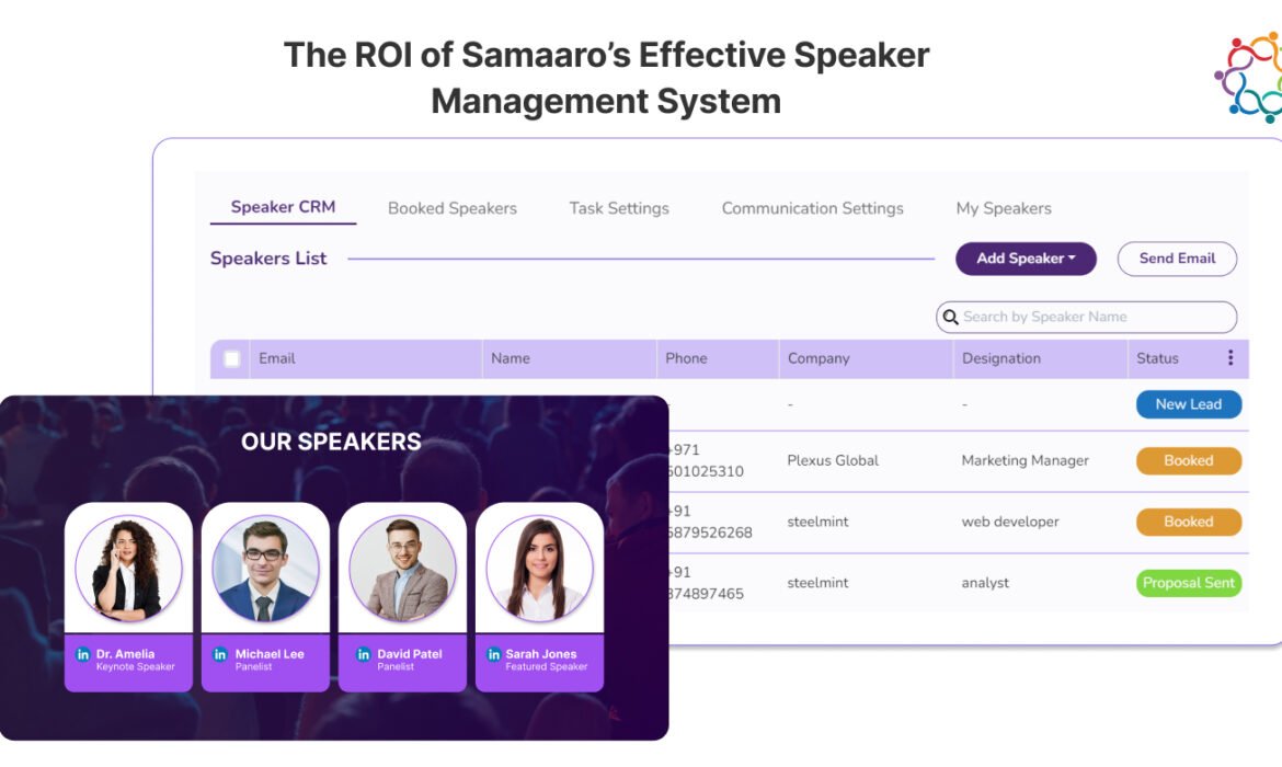 The ROI of Samaaro’s Effective Speaker Management System